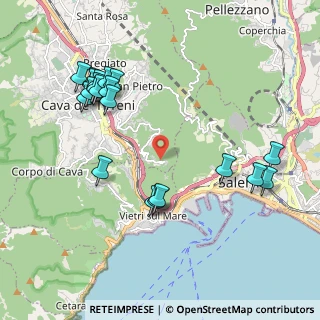 Mappa Via Giuseppe de Rosa, 84013 Cava de' Tirreni SA, Italia (2.4215)