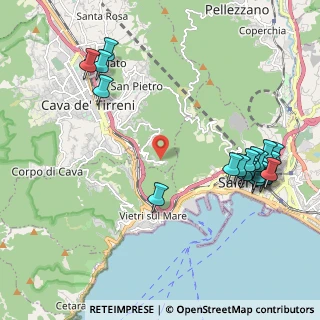Mappa Via Giuseppe de Rosa, 84013 Cava de' Tirreni SA, Italia (2.7165)