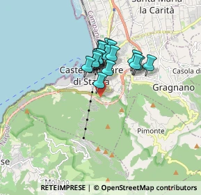 Mappa Via Quisisana, 80053 Castellammare di Stabia NA, Italia (1.28111)