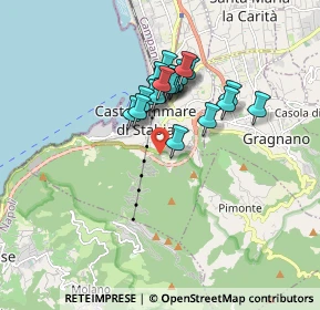 Mappa Via Quisisana, 80053 Castellammare di Stabia NA, Italia (1.4405)