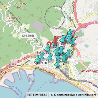 Mappa Via Urbano II, 84125 Salerno SA, Italia (0.721)