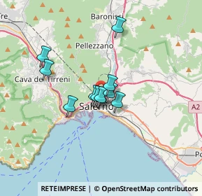 Mappa Via Urbano II, 84125 Salerno SA, Italia (2.34091)