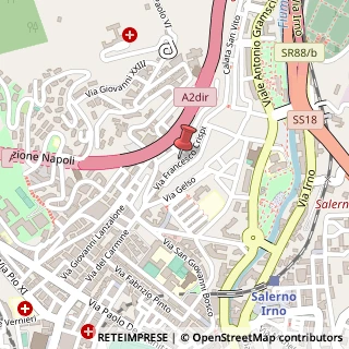Mappa Via Francesco Crispi,  56, 84126 Salerno, Salerno (Campania)
