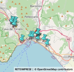 Mappa Via Taiani Diego, 84126 Salerno SA, Italia (3.42154)