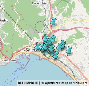 Mappa Via Taiani Diego, 84126 Salerno SA, Italia (1.20444)