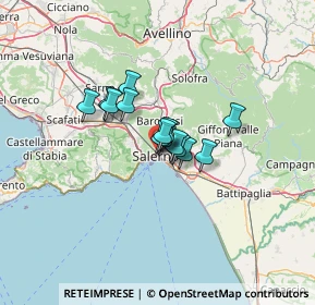 Mappa Via Capone Ar., 84125 Salerno SA, Italia (7.67857)