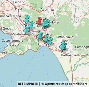 Mappa Via Capone Ar., 84125 Salerno SA, Italia (11.2075)