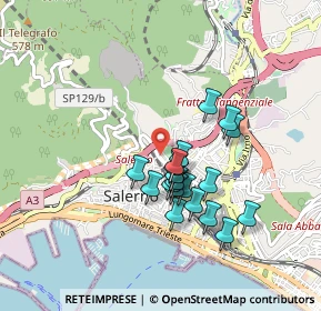 Mappa Via Capone Ar., 84125 Salerno SA, Italia (0.7695)