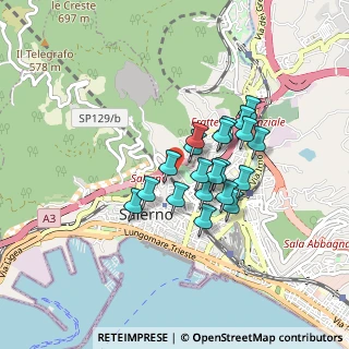 Mappa Via Capone Ar., 84125 Salerno SA, Italia (0.6915)