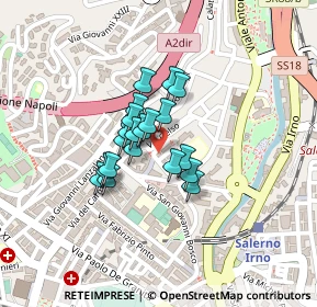 Mappa Via Michele Iannicelli, 84126 Salerno SA, Italia (0.144)