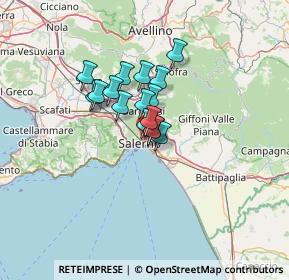 Mappa 84126 Salerno SA, Italia (8.44063)