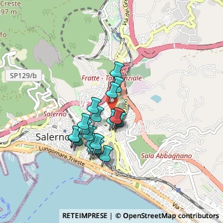 Mappa Via Costanzella Calenda, 84126 Salerno SA, Italia (0.75)