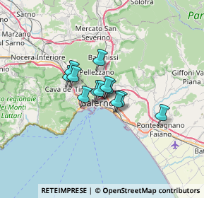 Mappa Via de Falco Gaetano, 84126 Salerno SA, Italia (3.85083)