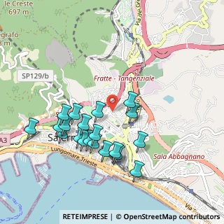 Mappa Piazza Pasquale Naddeo, 84126 Salerno SA, Italia (1.0115)