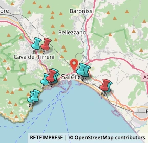 Mappa Via del Risorgimento, 84125 Salerno SA, Italia (3.67231)