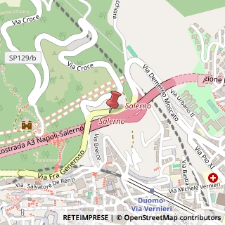 Mappa Via del Risorgimento, 84100 Salerno SA, Italia, 84100 Salerno, Salerno (Campania)