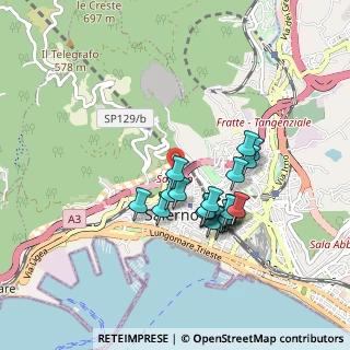 Mappa Via del Risorgimento, 84125 Salerno SA, Italia (0.816)
