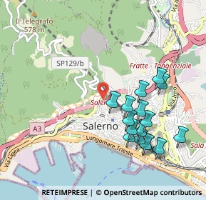 Mappa Via del Risorgimento, 84125 Salerno SA, Italia (1.07313)