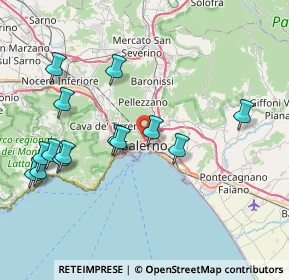 Mappa Via del Risorgimento, 84125 Salerno SA, Italia (9.23571)