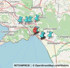 Mappa Piazzetta Tullio Fasano, 84126 Salerno SA, Italia (8.4675)