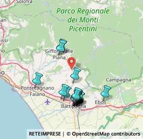 Mappa 84096 Montecorvino Rovella SA, Italia (7.906)