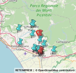 Mappa 84096 Montecorvino Rovella SA, Italia (6.942)