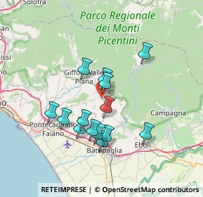 Mappa 84096 Montecorvino Rovella SA, Italia (6.68429)