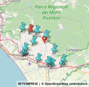 Mappa 84096 Montecorvino Rovella SA, Italia (7.8075)