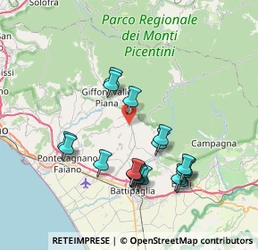 Mappa 84096 Montecorvino Rovella SA, Italia (7.93222)