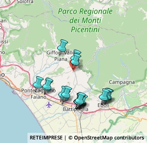 Mappa 84096 Montecorvino Rovella SA, Italia (7.854)