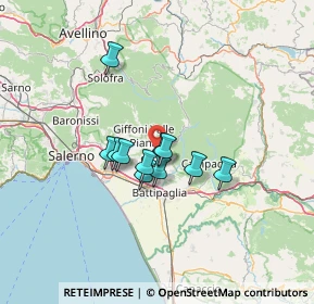 Mappa 84096 Montecorvino Rovella SA, Italia (9.85636)