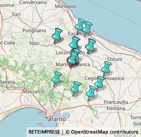 Mappa 83 a zona f, 74015 Martina Franca TA, Italia (11.01625)