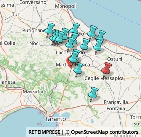 Mappa 83 a zona f, 74015 Martina Franca TA, Italia (11.82444)