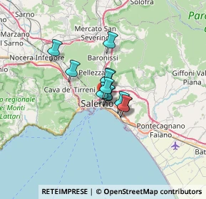 Mappa Via Antonio Manganario, 84126 Salerno SA, Italia (3.48167)