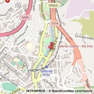 Mappa Via Irno, 139, 84135 Salerno, Salerno (Campania)