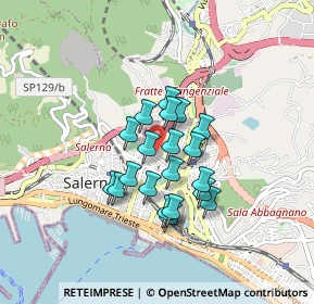 Mappa Via Galdo Francesco, 84125 Salerno SA, Italia (0.663)