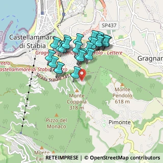 Mappa Via Pimonte, 80053 Castellammare di Stabia NA, Italia (0.84138)