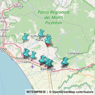 Mappa SP164, 84096 Montecorvino Rovella SA, Italia (7.70167)