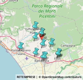 Mappa SP164, 84096 Montecorvino Rovella SA, Italia (5.91143)