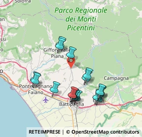 Mappa SP164, 84096 Montecorvino Rovella SA, Italia (7.85722)