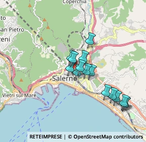 Mappa Via Liberatore Matteo, 84125 Salerno SA, Italia (1.67667)