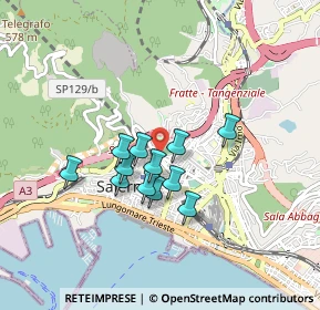 Mappa Via Lorenzo Cavaliero, 84125 Salerno SA, Italia (0.685)