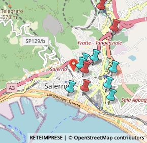 Mappa Via Pio XI, 84135 Salerno SA, Italia (0.84333)