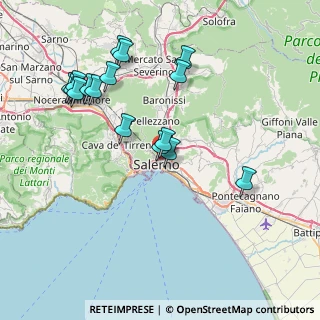 Mappa Via Liberatore Matteo, 84125 Salerno SA, Italia (8.64688)