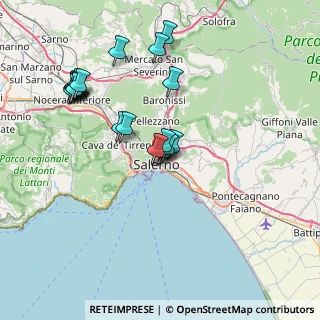 Mappa Via Liberatore Matteo, 84125 Salerno SA, Italia (7.773)