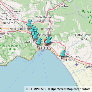 Mappa Via Lorenzo Cavaliero, 84125 Salerno SA, Italia (5.37455)