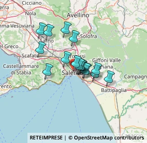 Mappa Via Pio XI, 84135 Salerno SA, Italia (9.49471)