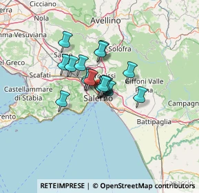 Mappa Via Lorenzo Cavaliero, 84125 Salerno SA, Italia (7.655)