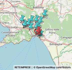 Mappa Via Liberatore Matteo, 84125 Salerno SA, Italia (8.39313)
