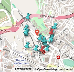 Mappa Via Pio XI, 84135 Salerno SA, Italia (0.203)